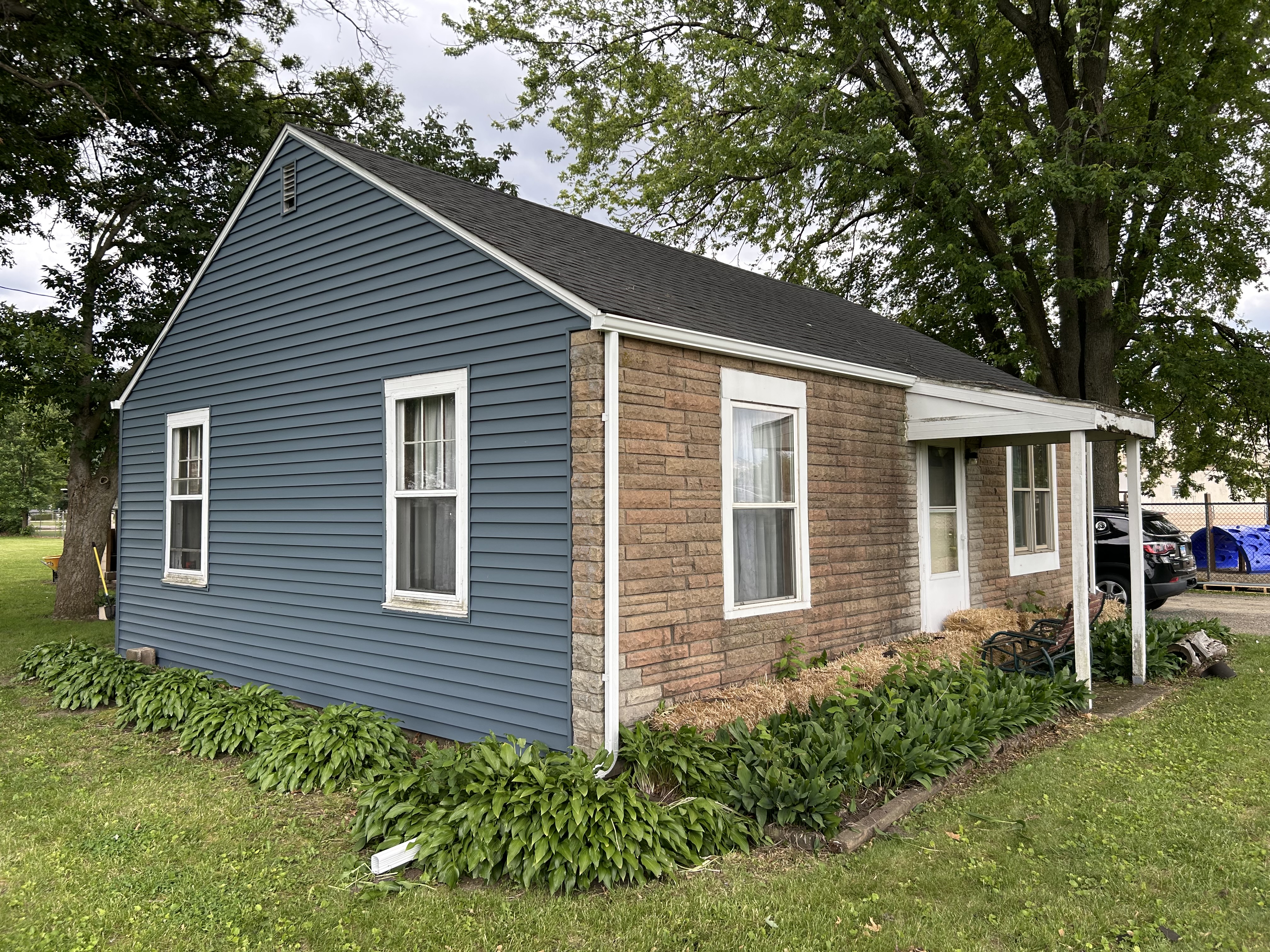 Slate Blue Siding — Side View