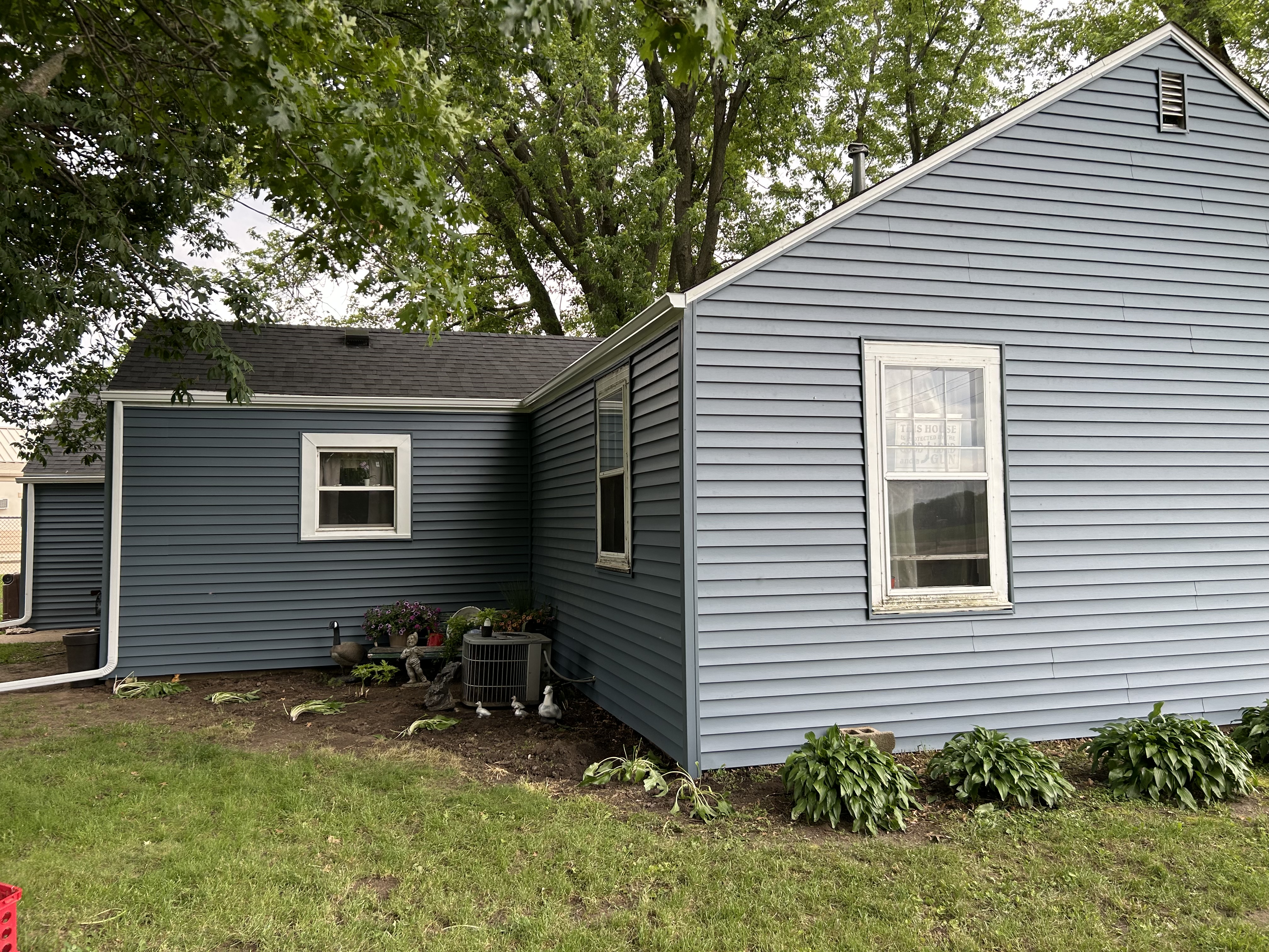 Slate Blue Siding — Rear View